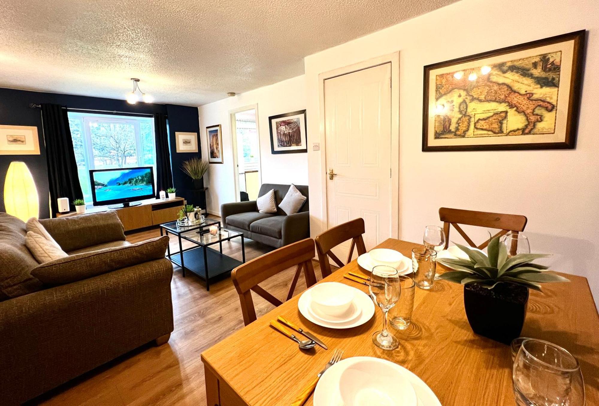 Ferienwohnung Ground Floor Flat With Free Parking & Wifi Glasgow Exterior foto