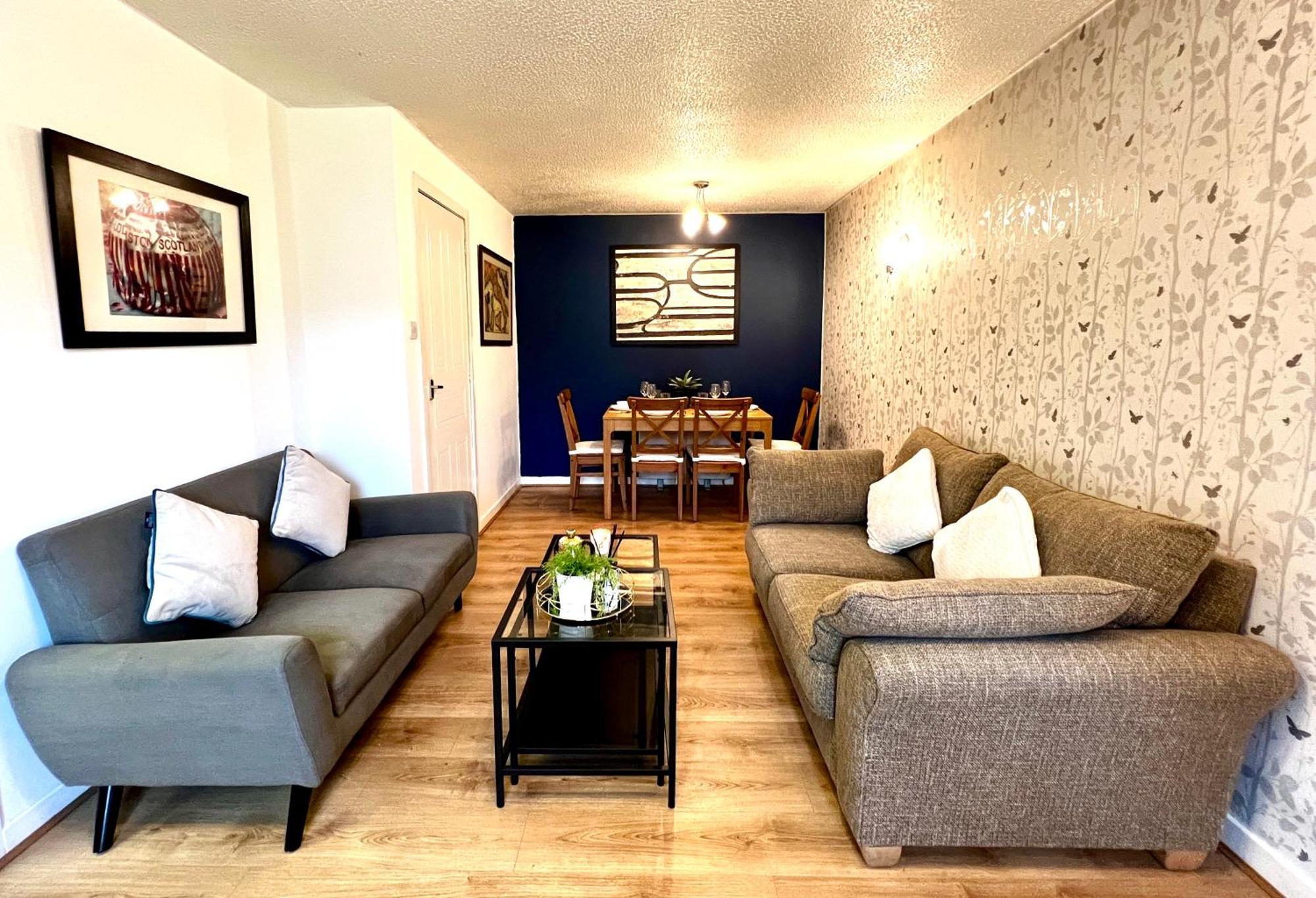 Ferienwohnung Ground Floor Flat With Free Parking & Wifi Glasgow Exterior foto