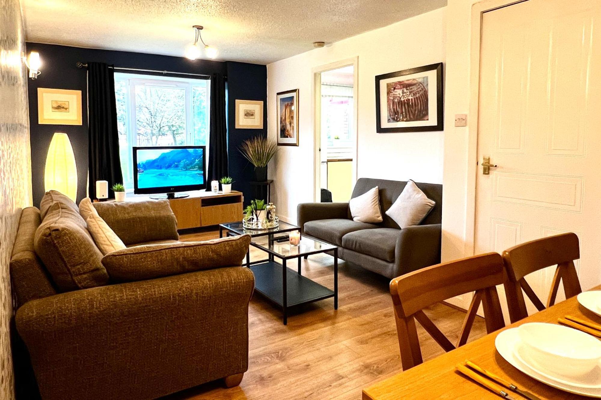 Ferienwohnung Ground Floor Flat With Free Parking & Wifi Glasgow Exterior foto