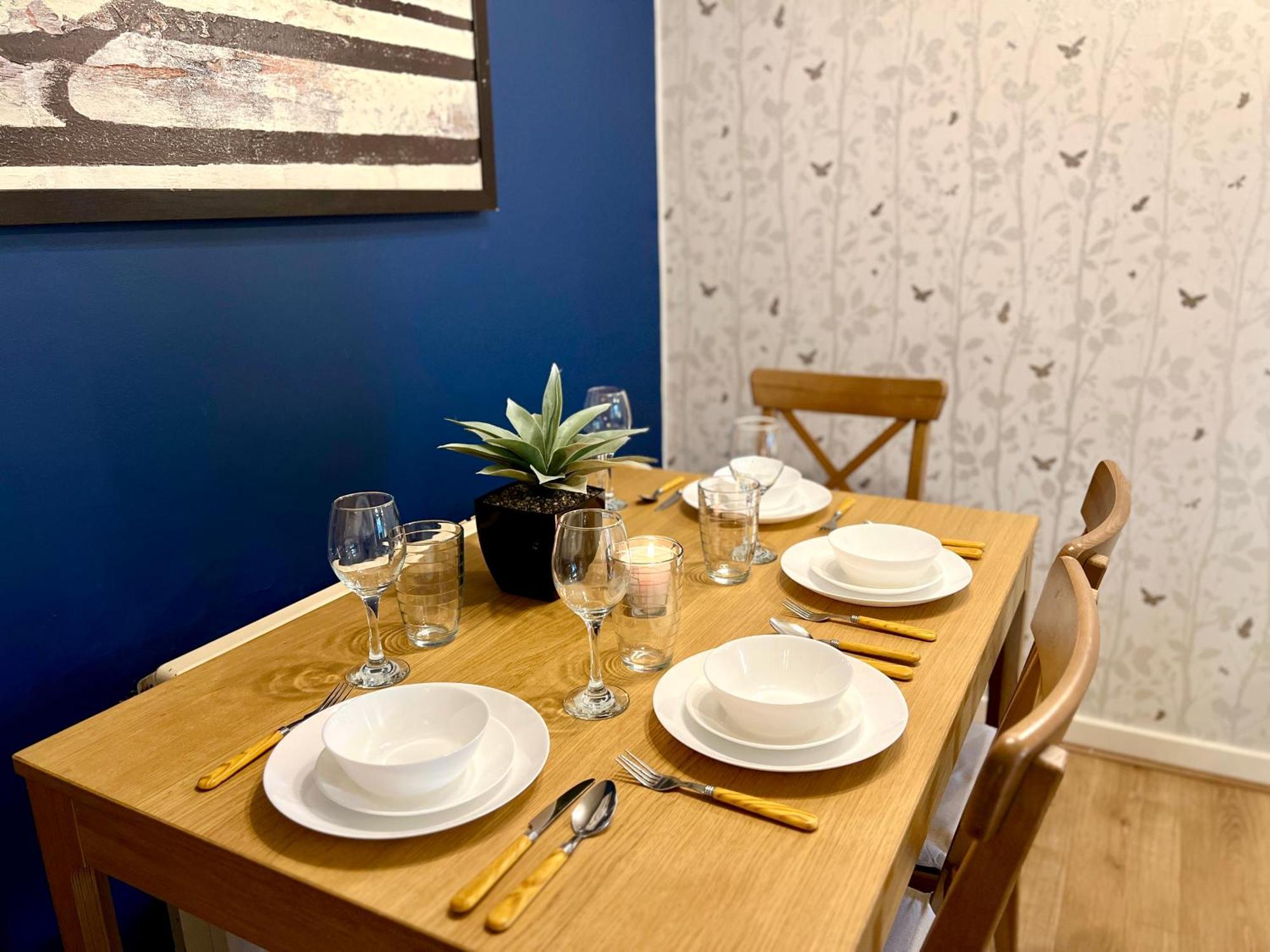 Ferienwohnung Ground Floor Flat With Free Parking & Wifi Glasgow Exterior foto