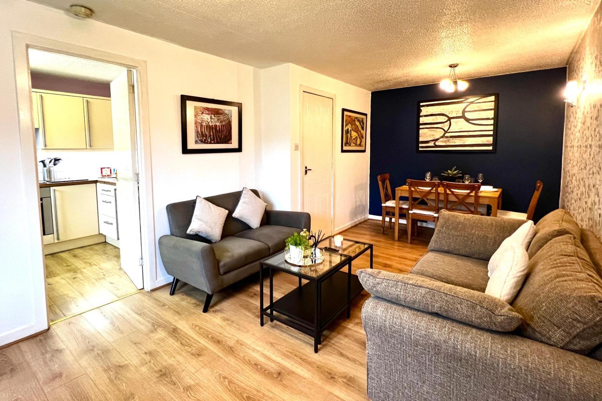 Ferienwohnung Ground Floor Flat With Free Parking & Wifi Glasgow Exterior foto